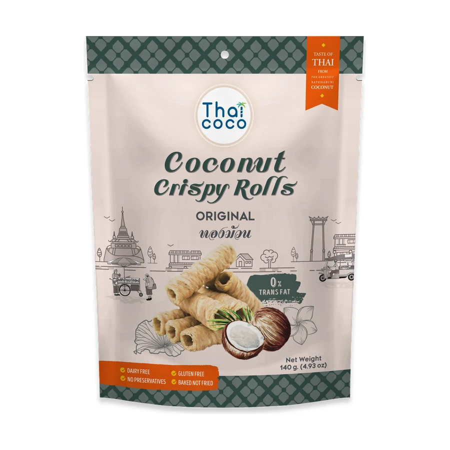 Thai Coco, Кокосовые хрустящие трубочки